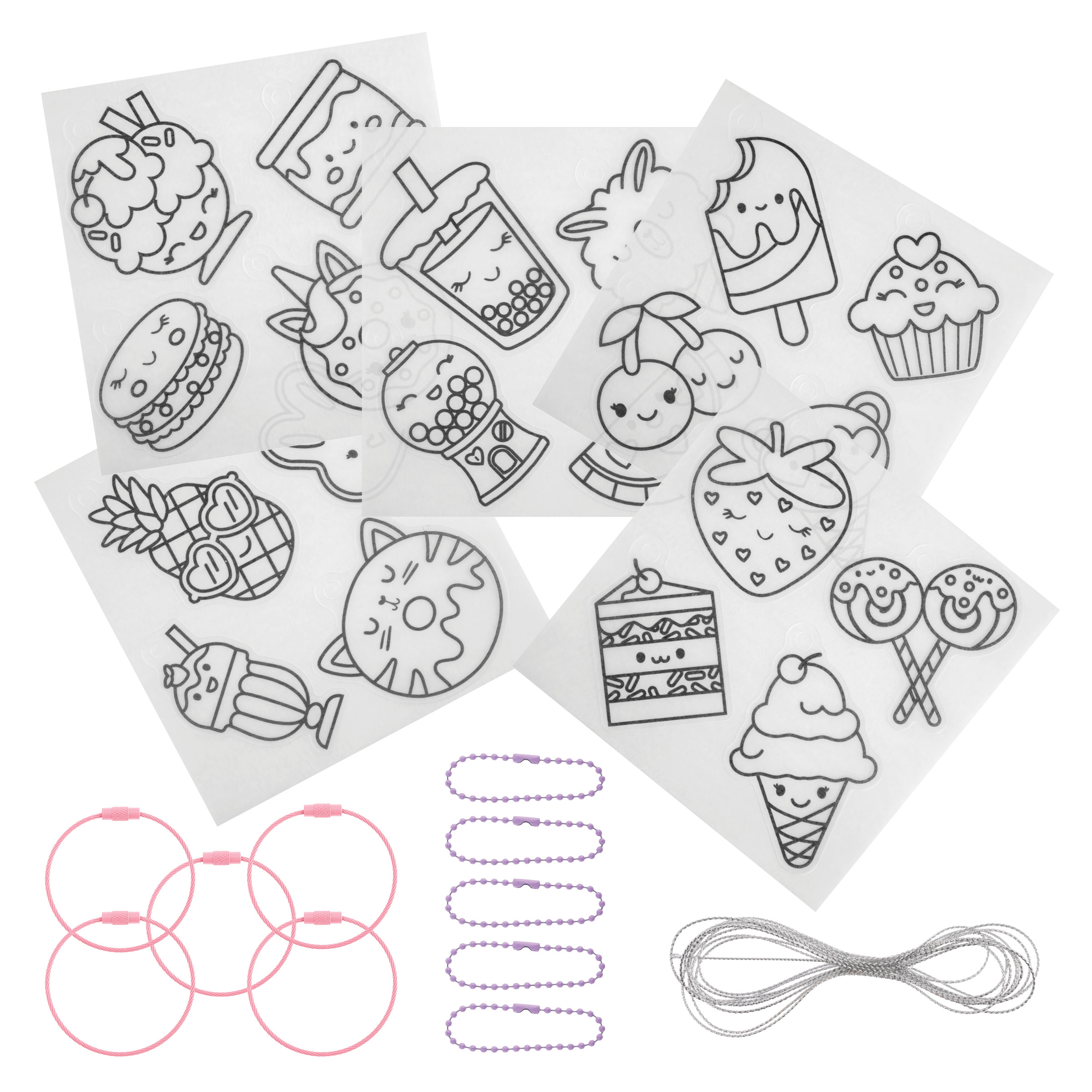 Stephen Joseph - Shrink Art Sweet Shop Kit - 28 Pcs