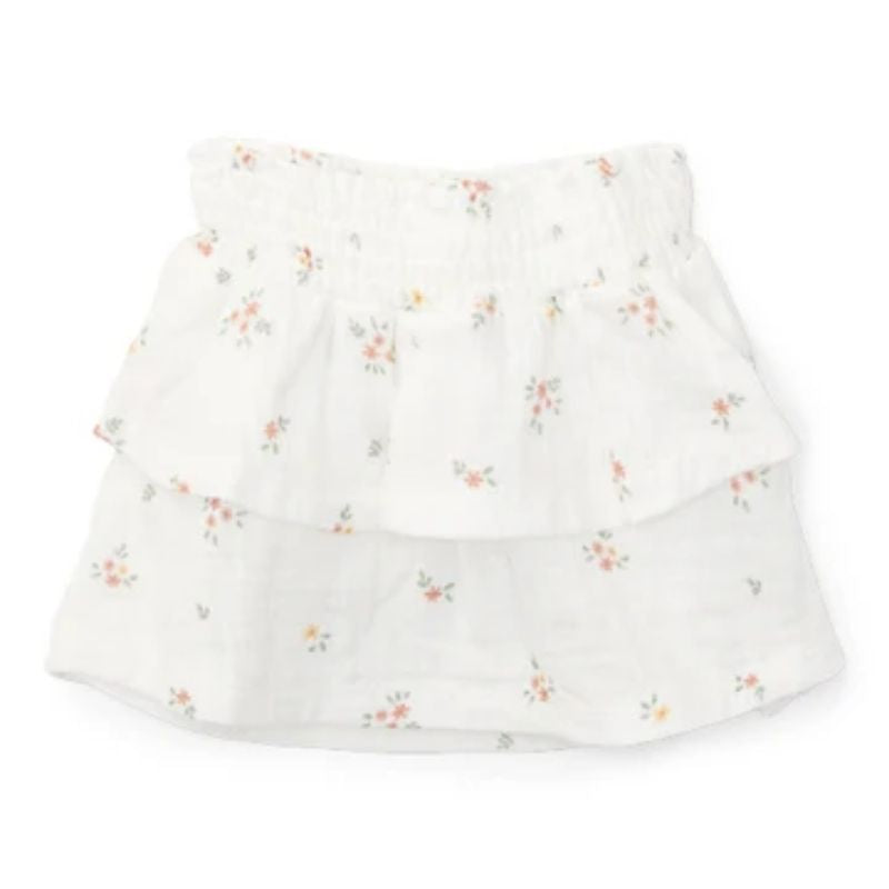 Little Dutch - Muslin Cotton Skirt - White Meadows