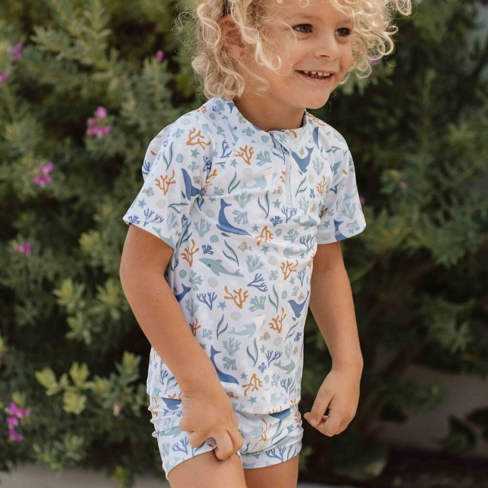 Little Dutch - Swim Shorts - Ocean Dreams - Blue