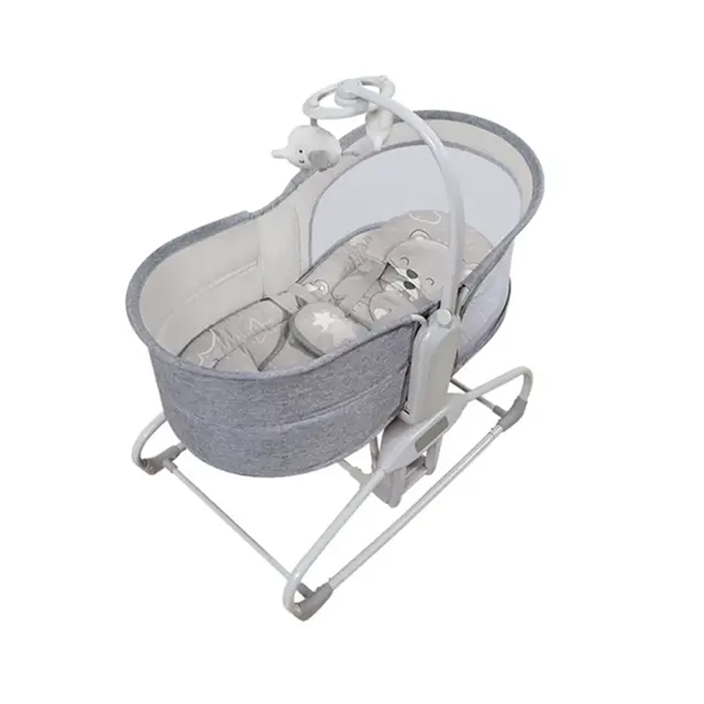 Mastela 4-in-1 Deluxe Multi-Functional Bassinet - Light Grey