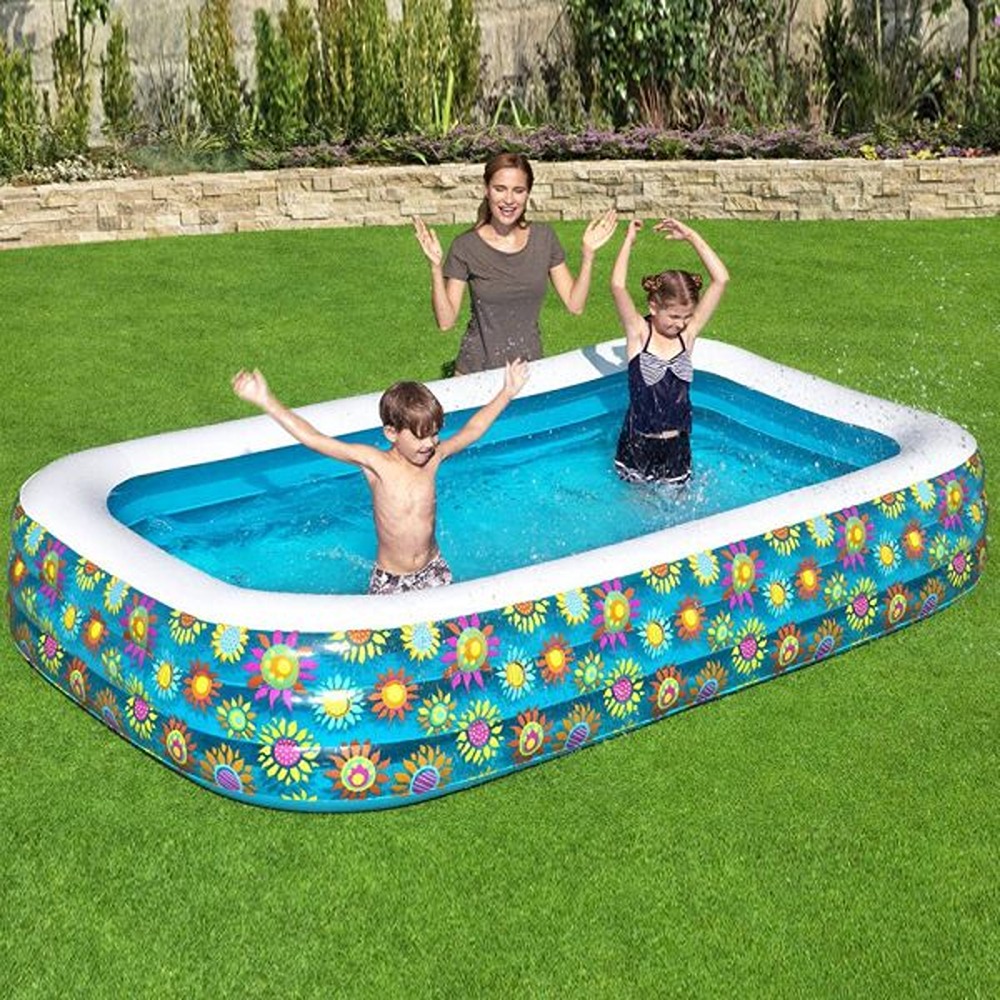 Bestway - Happy Flora Kiddie Pool - Blue