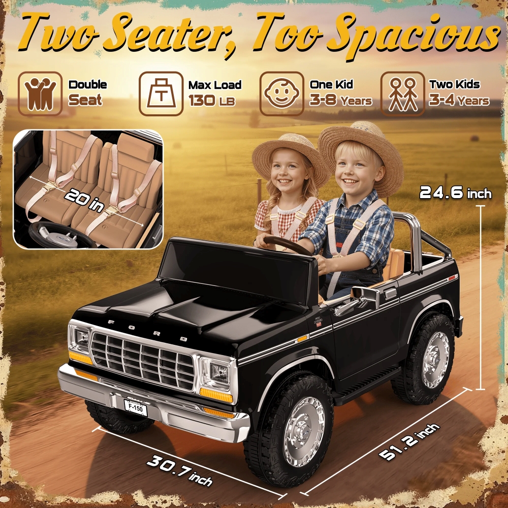 Ford - 1973 Ford F-150 Ride On Car - 24V