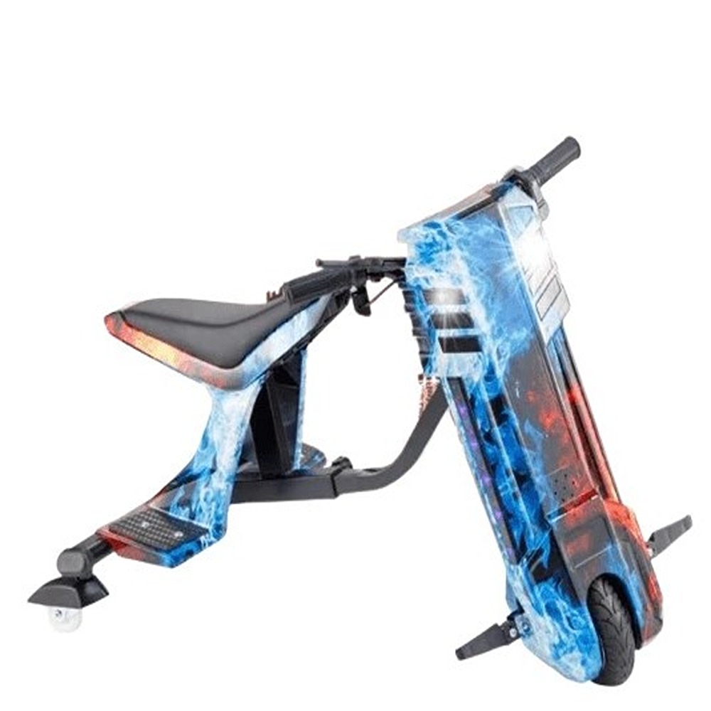 Factual Toys - 3 Wheel Electric Ride-On Drift Scooter - Blue/Red - 36V
