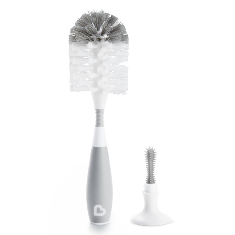 Munchkin - Bristle Bottle Brush - Grey