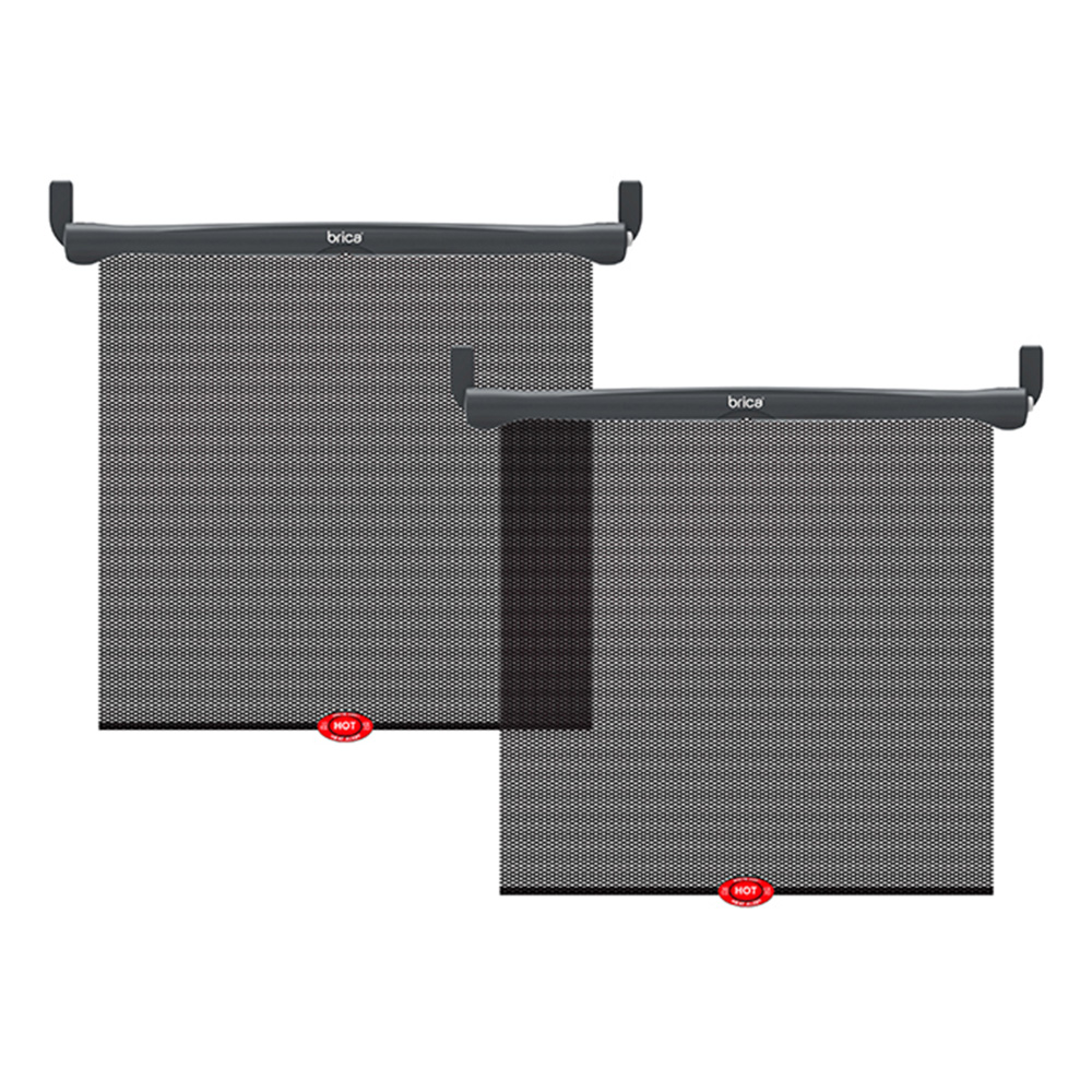 Munchkin - Brica White Hot Sun Safety Shade - Grey - 2 Pcs