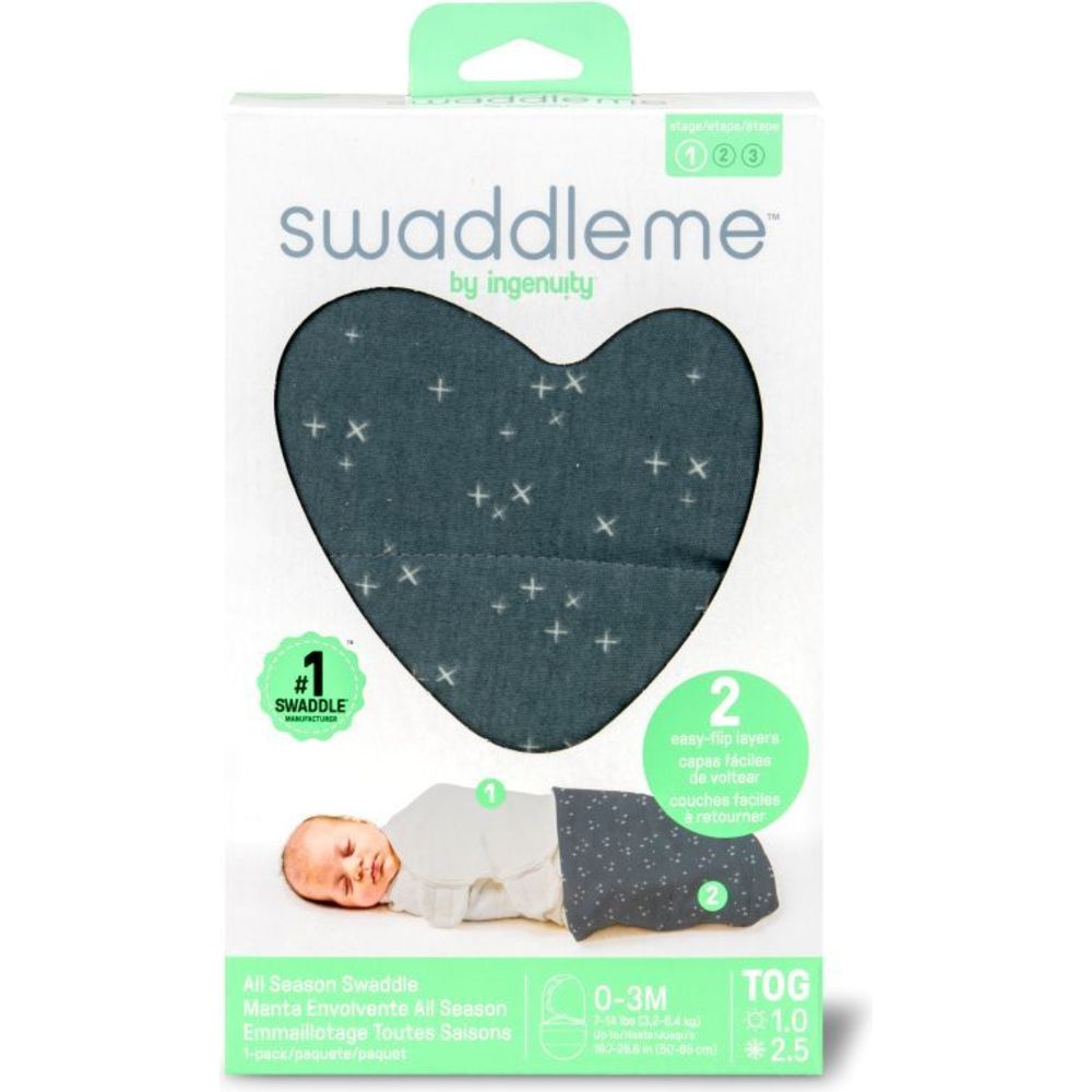 Ingenuity - SwaddleMe All Season Swaddle - Stardust