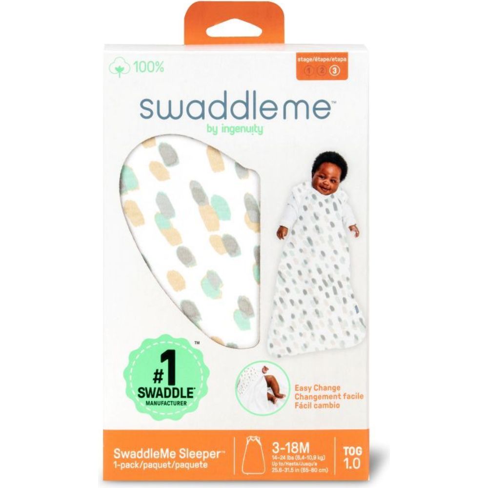 Summer Infant - SwaddleMe Night Sack Sleeper - Artist Dot