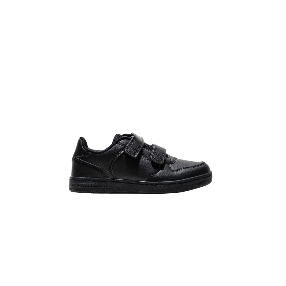 Amica - Kids' Double Velcro Trainer School Shoes - Black
