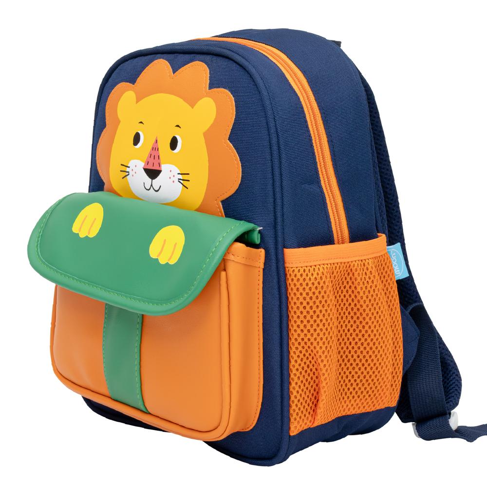 Moon - Kids Backpack Padded Straps Waterproof - Perfect For Preschool Nursery Snacks Lunchbox - Lion