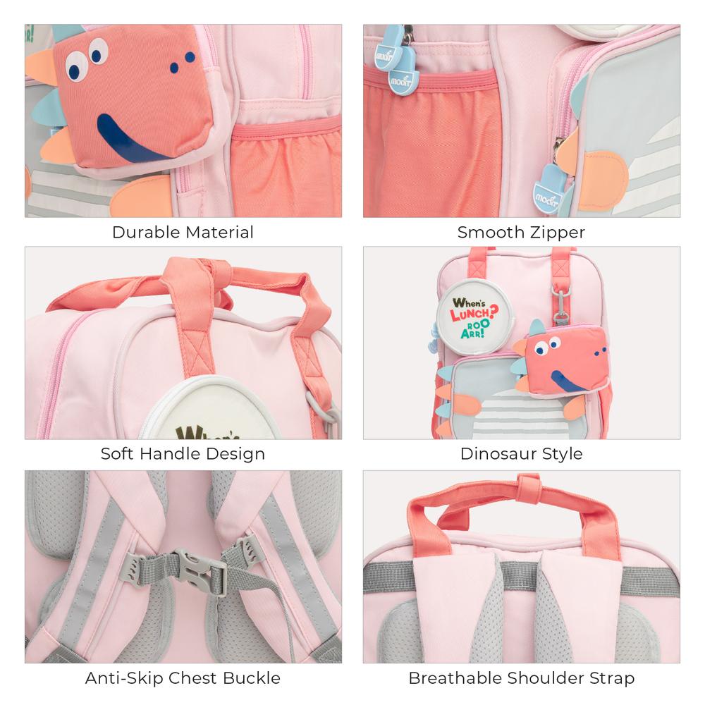 Moon - Kids' Preschool Backpack - Pink - 14-Inch/36cm