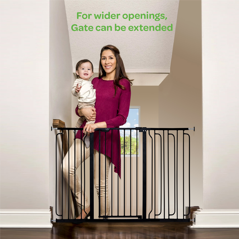 Moon - Secura Baby Safety Gate Extension - Black - 15 cm
