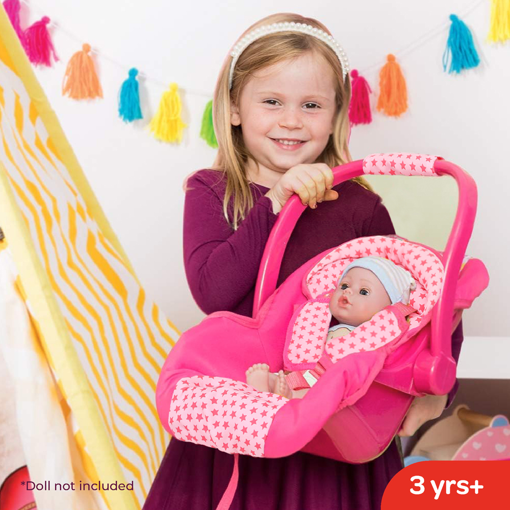 Moon - Doll Carrier Car Seat - Pink