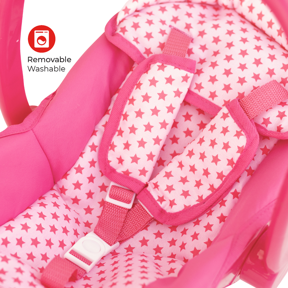 Moon - Doll Carrier Car Seat - Pink