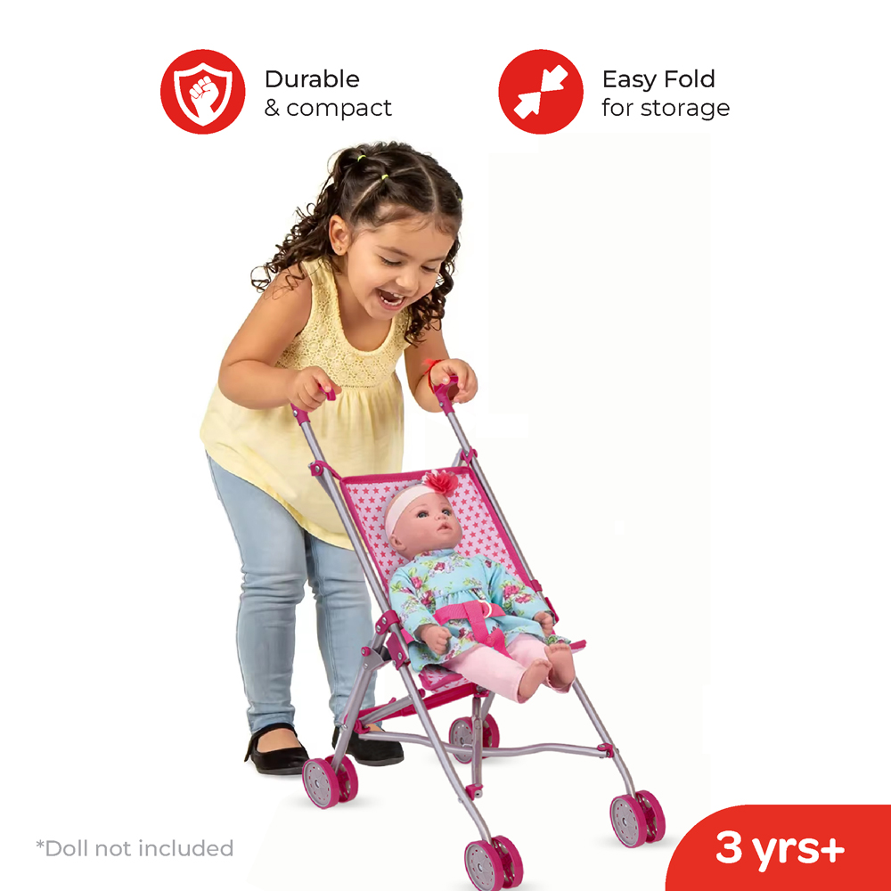 Moon - Buggy For Baby Doll - Pink