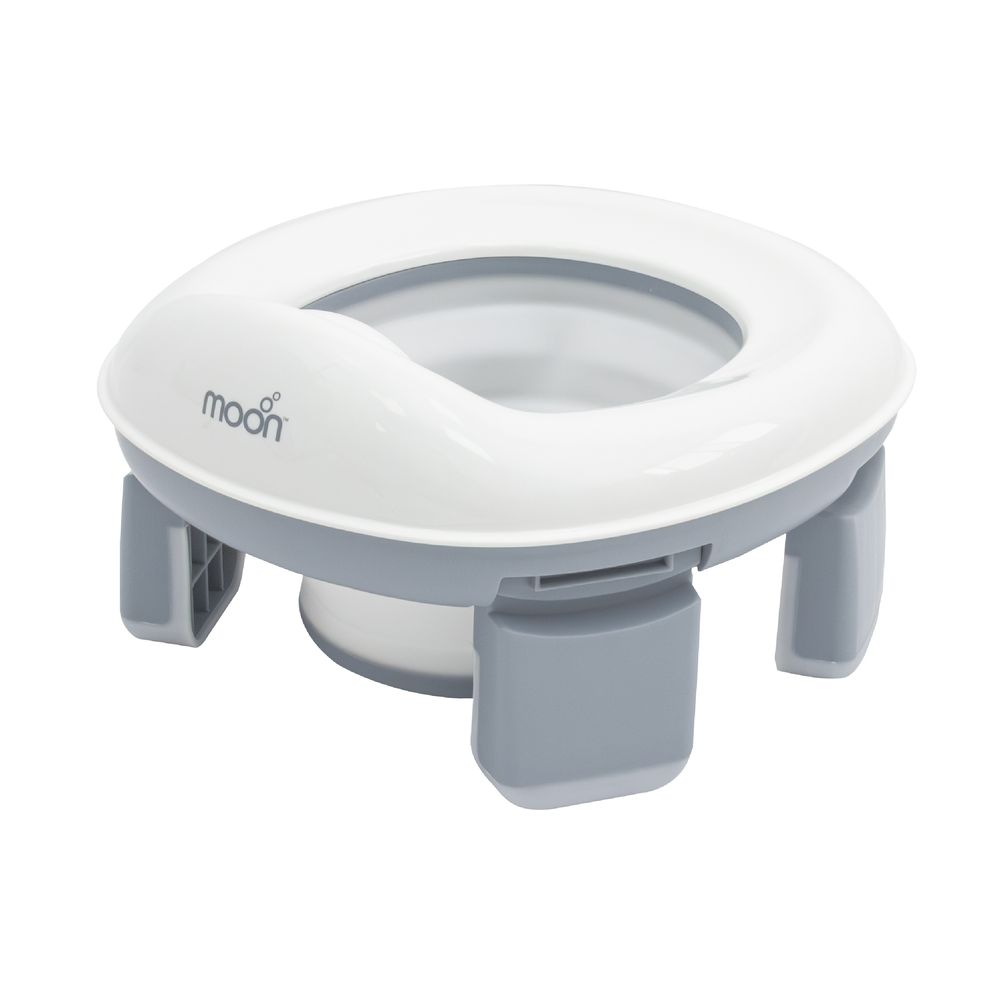 Moon 2-In-1 Travel Baby Potty Seat - Grey