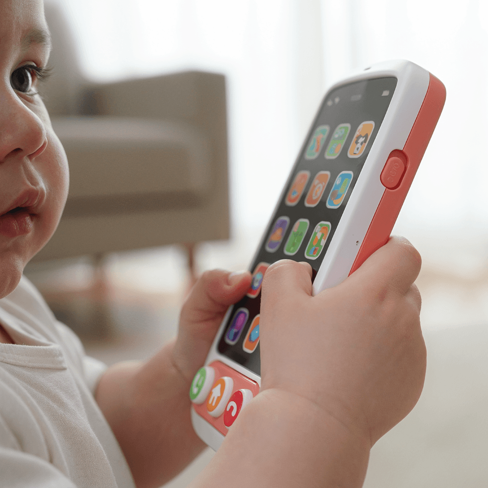 Moon A-Fone Educational And Musical Electronic Toy - White/Pink