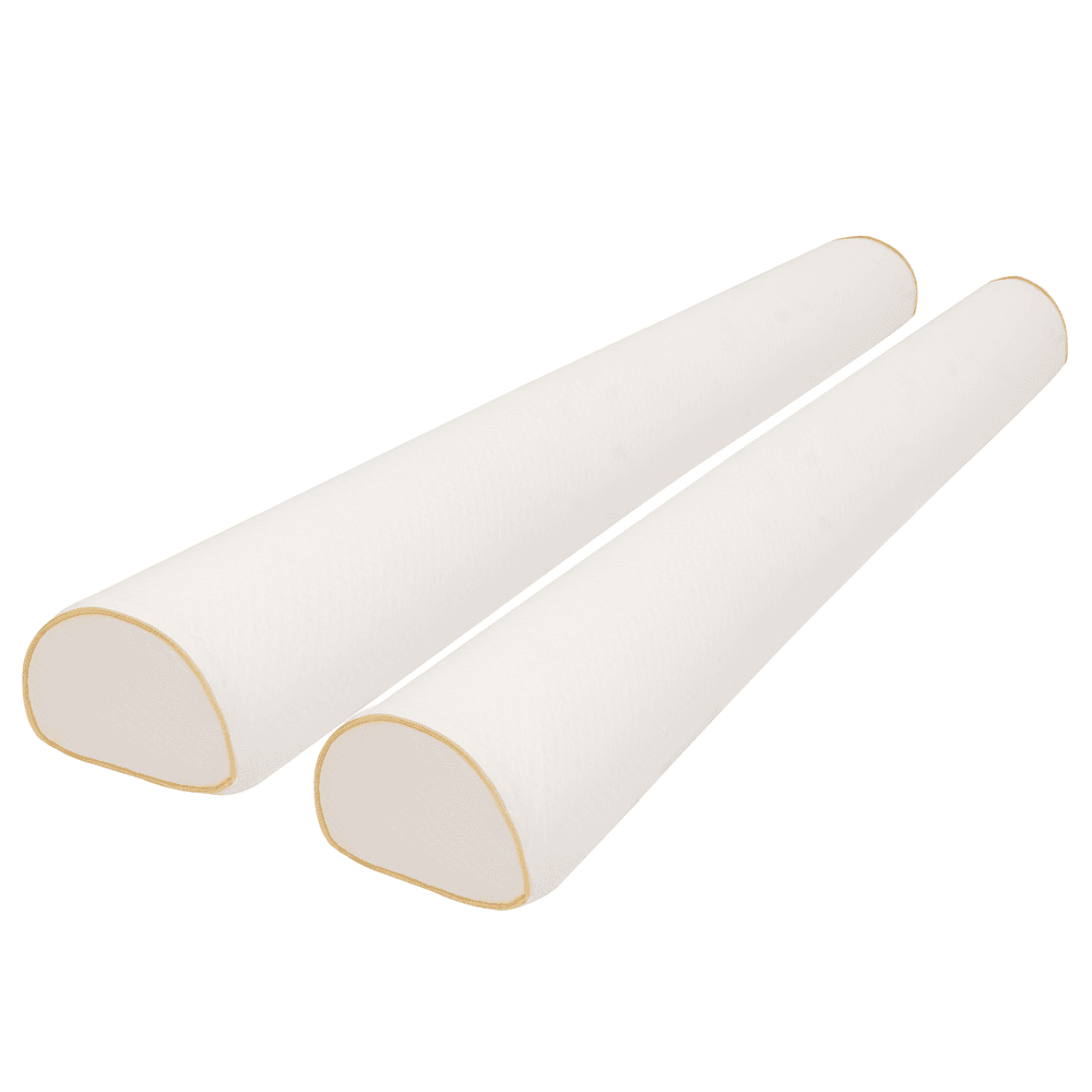 MOON Organic Toddler Half Moon Bed Bumper - 2 Pcs - White