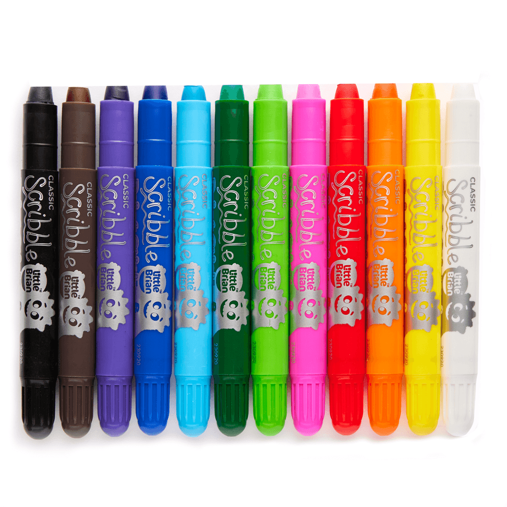 Little Brian - Scribble Paint Sticks 12 Colours