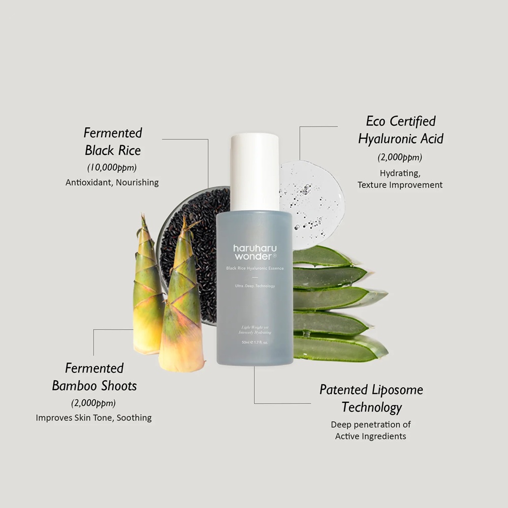 Haruharu Wonder - Black Rice Hyaluronic Essence - 50 ml