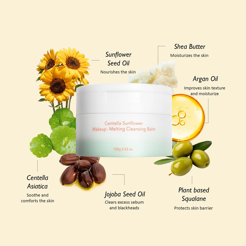 Haruharu Wonder - Centella Sunflower Makeup Melting Cleansing Balm - 100 gm
