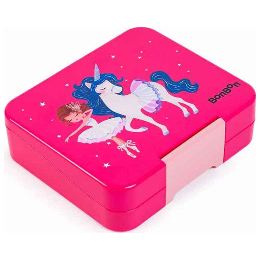 BonBon - Elite Mini 4 Compartment Leakproof Lunchbox - Unicorn and Ballerina