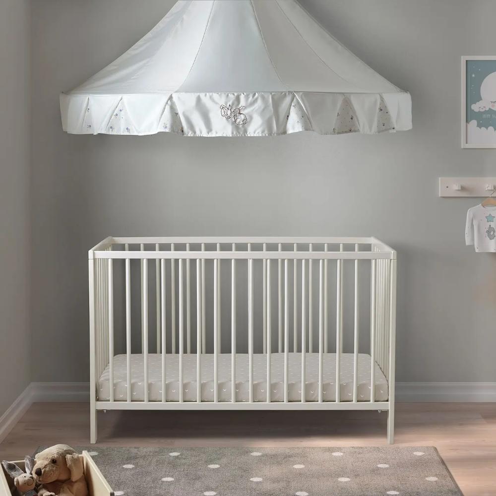 Bumble & Bird - 3-In-1 Classic Wooden Cot And Toddler Bed - White