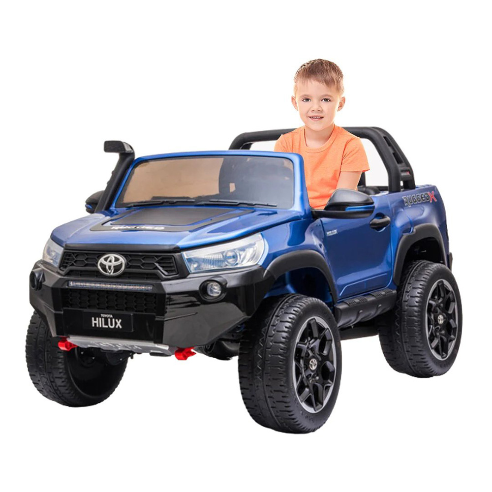 Toyota - Hilux Kids Ride-On Jeep - 12V - Painting Blue