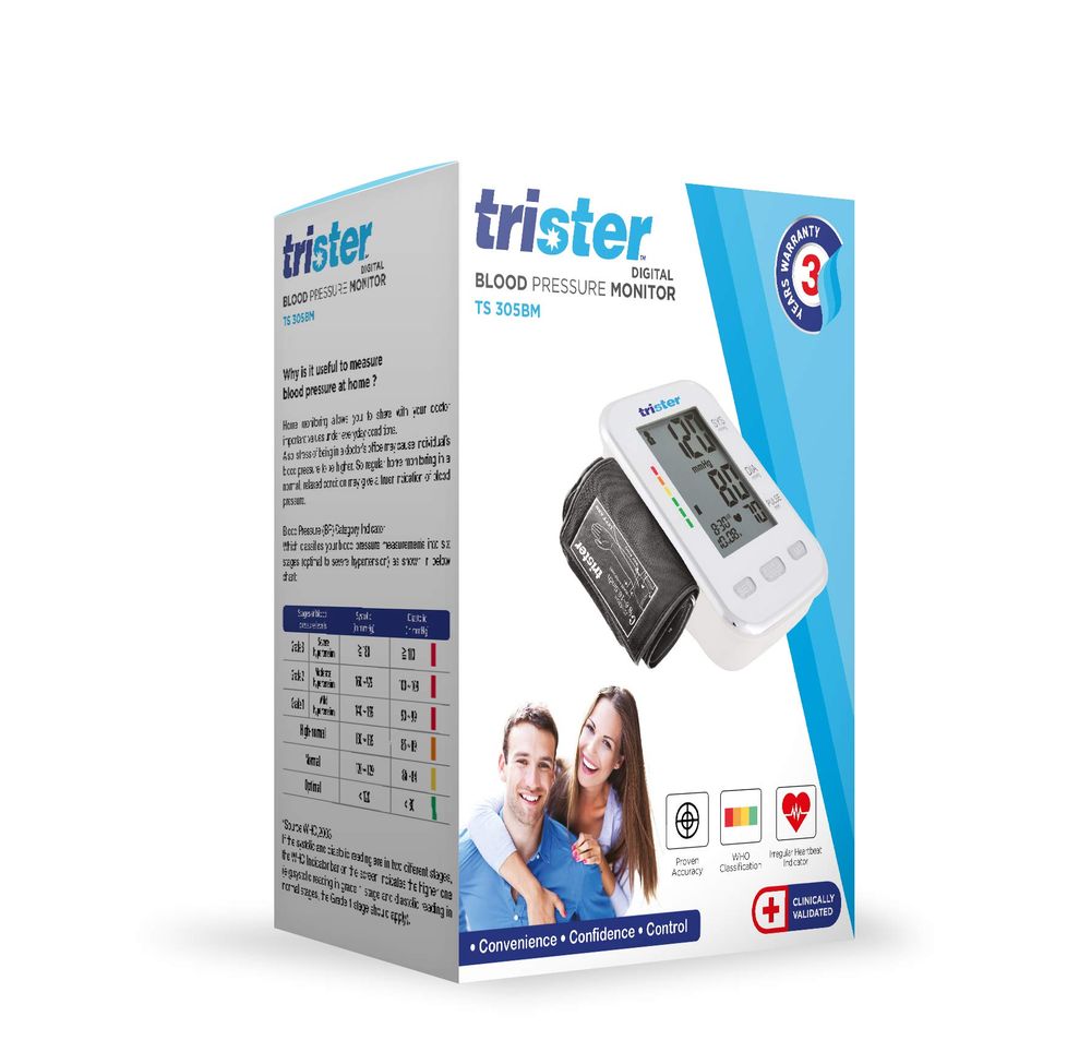 Trister - Blood Pressure Monitor & Glucose Meter - 25 Strips