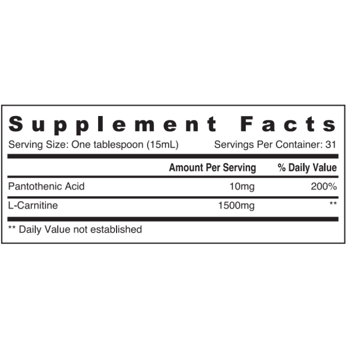 Sunshine Nutrition - L-Carnitine 1500 Mg 473ml