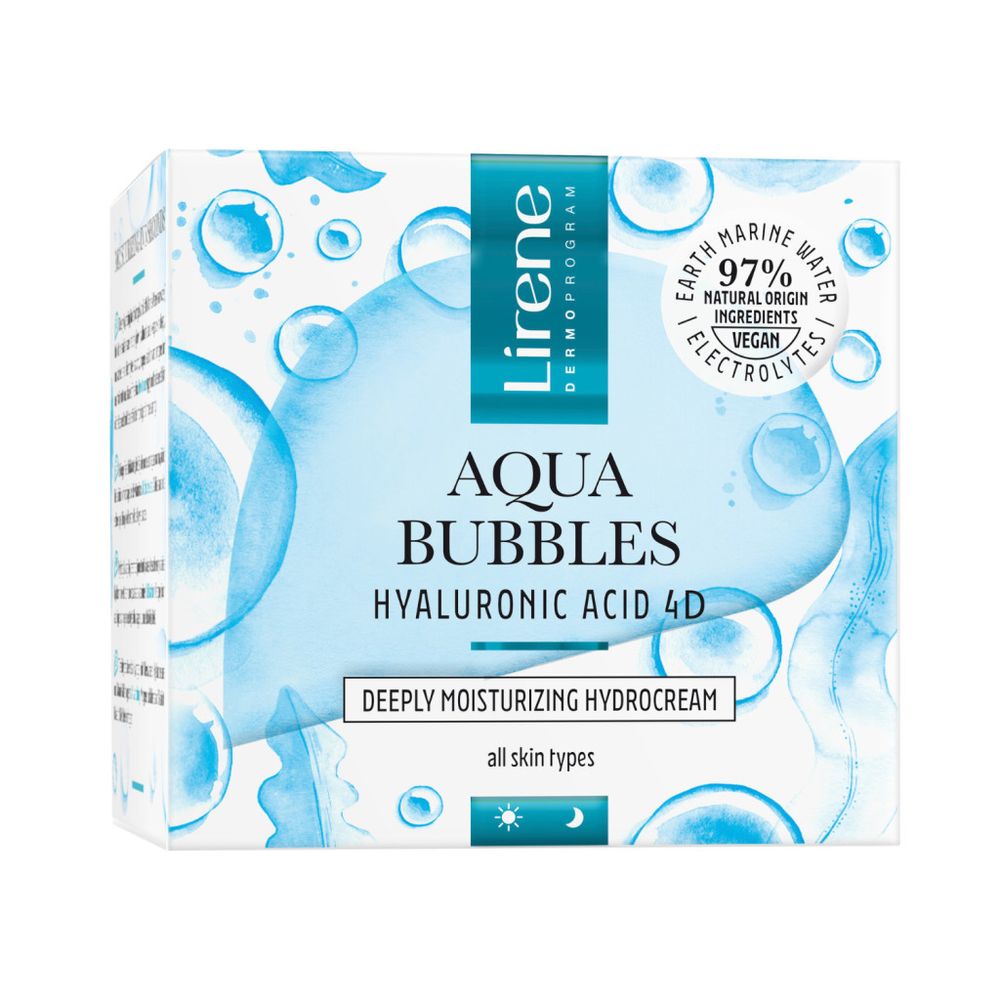 Lirene - Aqua Bubbles Deep Moisturising Hydrocream - 50 ml