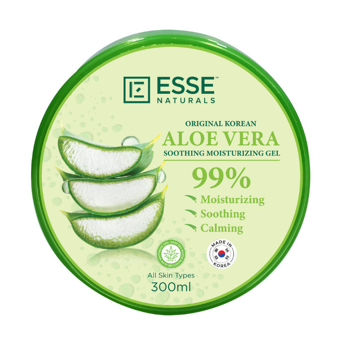 Essentialz - Naturals Original Korean Aloe Vera Soothing Moisturising Gel - For All Skin Types 300ml