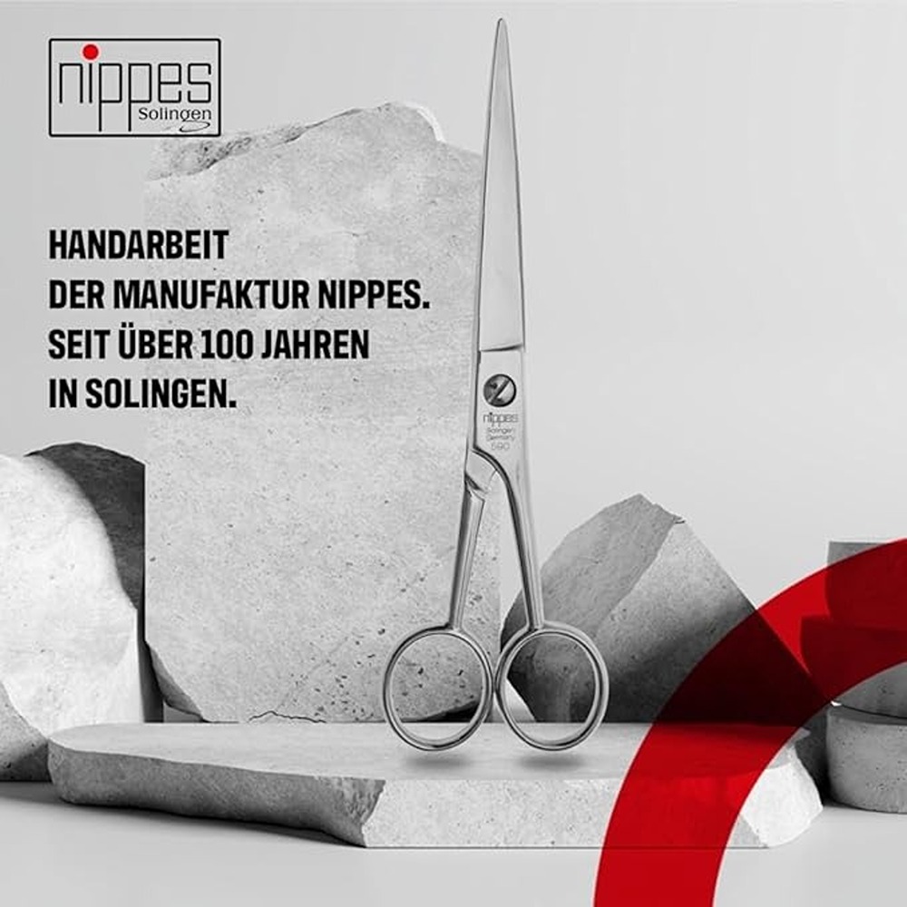 Nippes - Solingen Finger Rest Barber Scissors