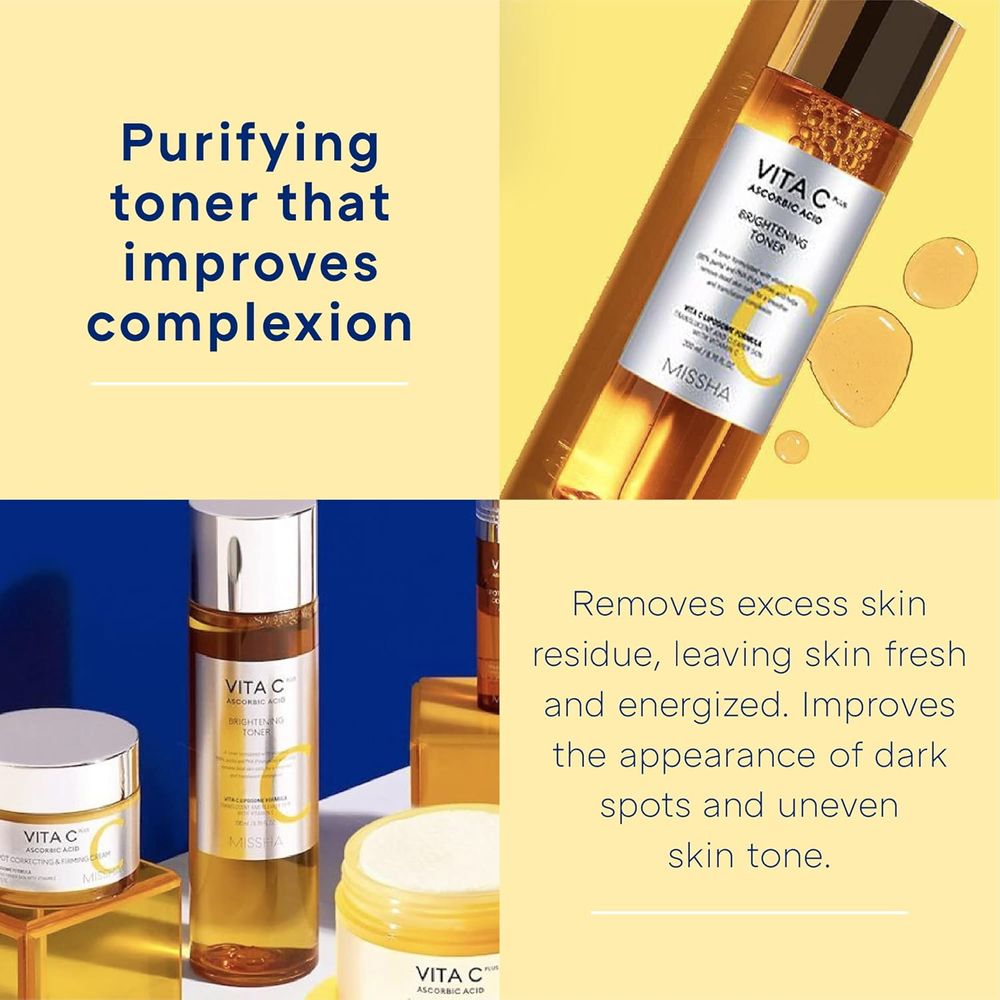 Missha Vita C Plus Brightening Toner - 200 ml