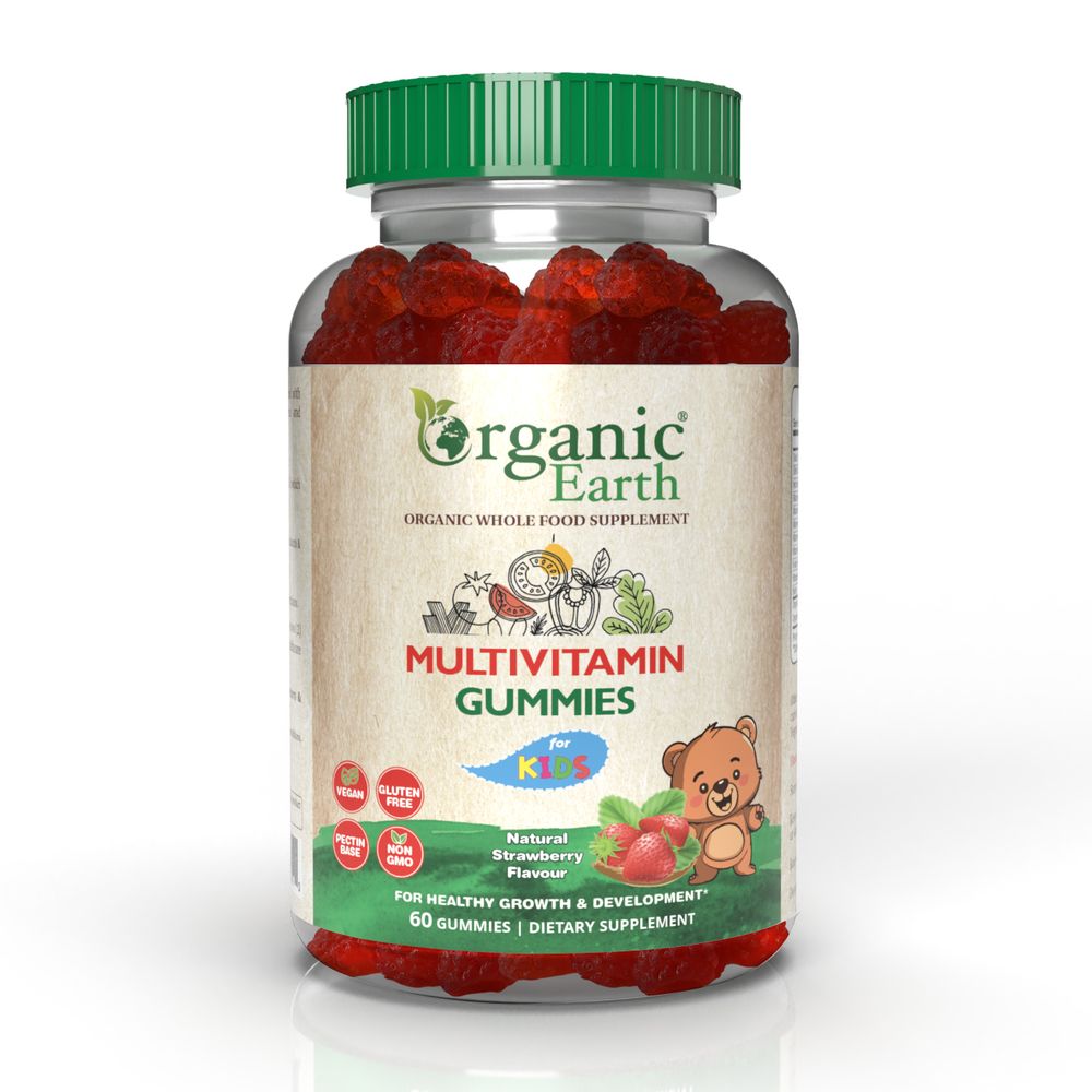 Organic Earth - Brain Smart Tab - Cognitive Support & Brain Health - Natural Ingredients - 60 Tablets