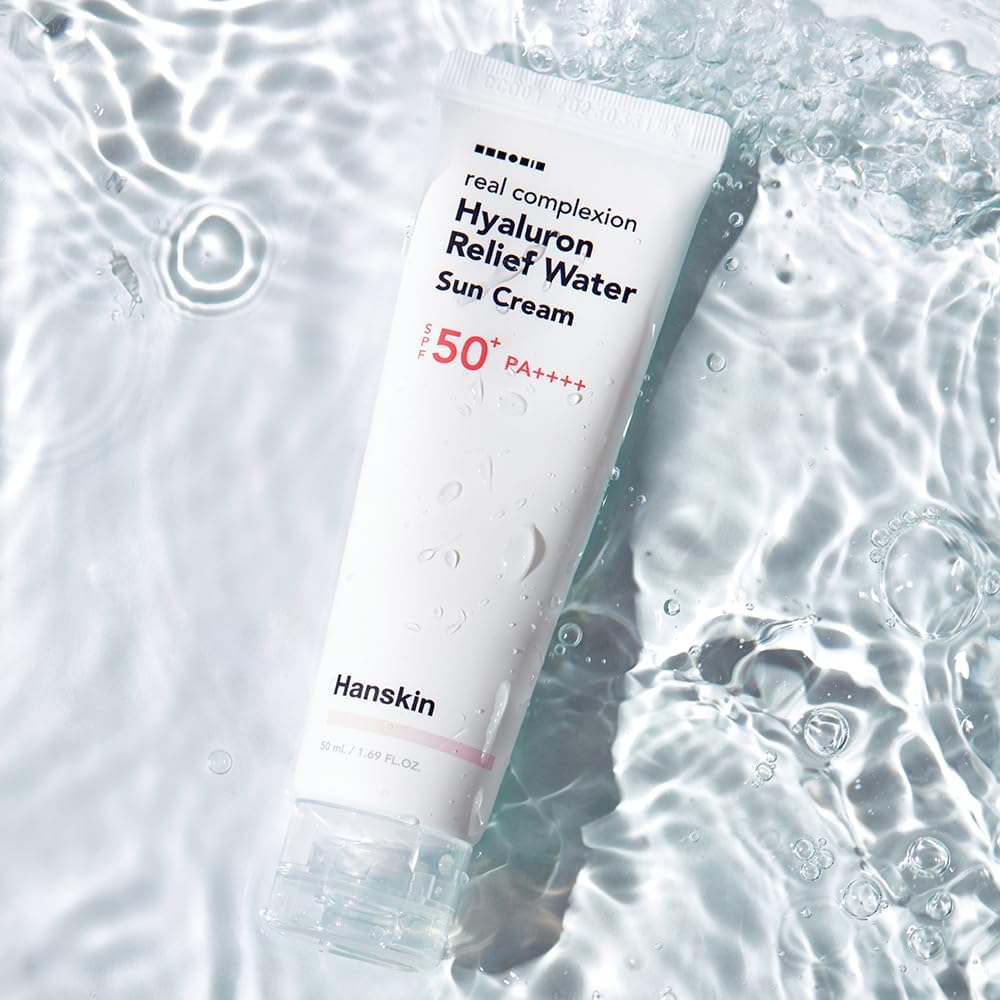 Hanskin - SPF 50 Plus Hyaluron Relief Water Sun Cream - 50 ml