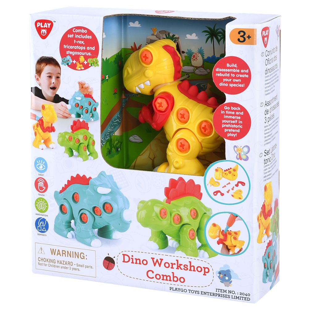 Playgo - Dino Workshop Combo Playset