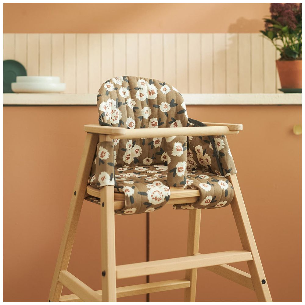 Nobodinoz Growing Green High Chair Cushion Only - Camellia