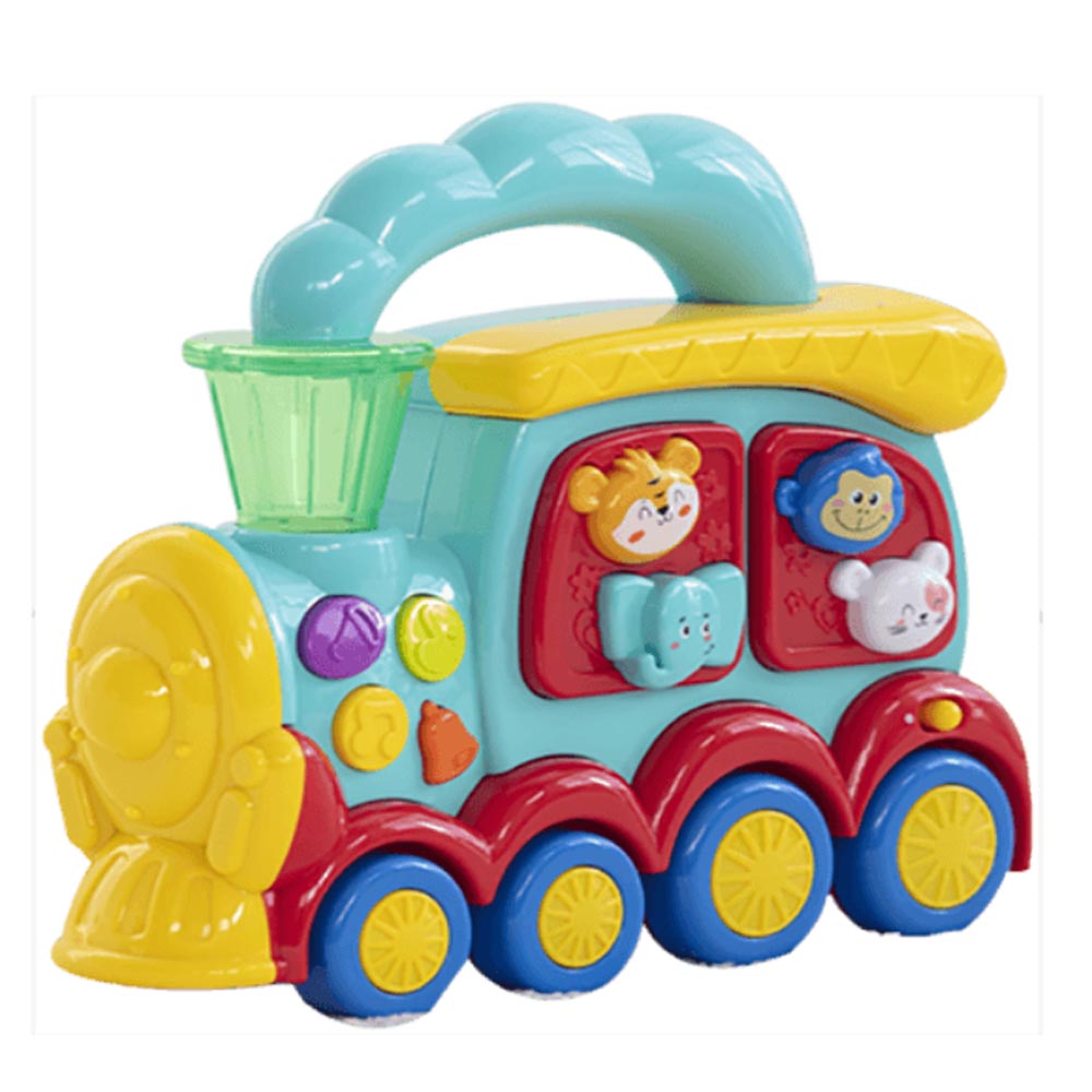 Hapee Capee - Light & Sounds Baby Animal Train