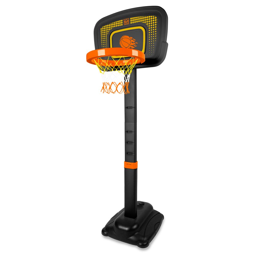 Grow'n Up - Basketball Stand With Ball & Pump Set - Black