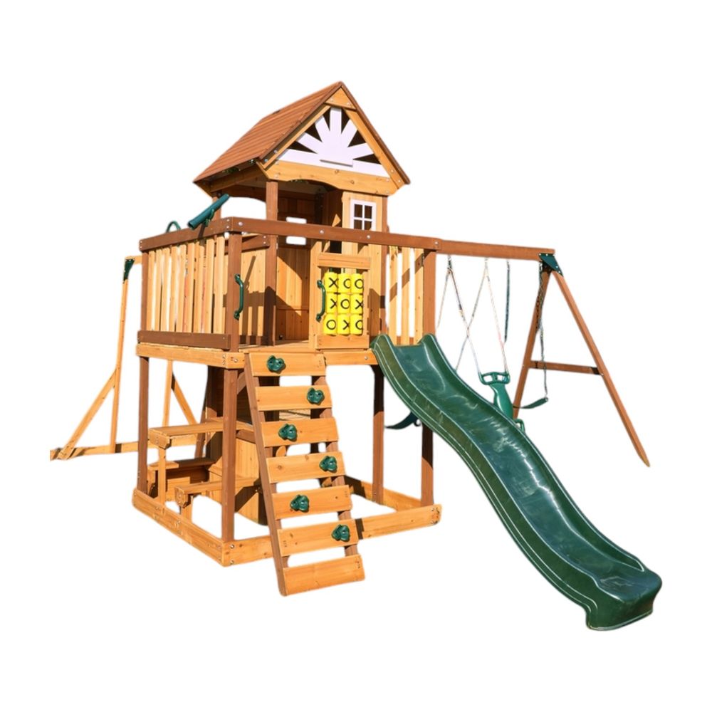 Dynamic Sports - Arabian Ibex Wooden Swing Set