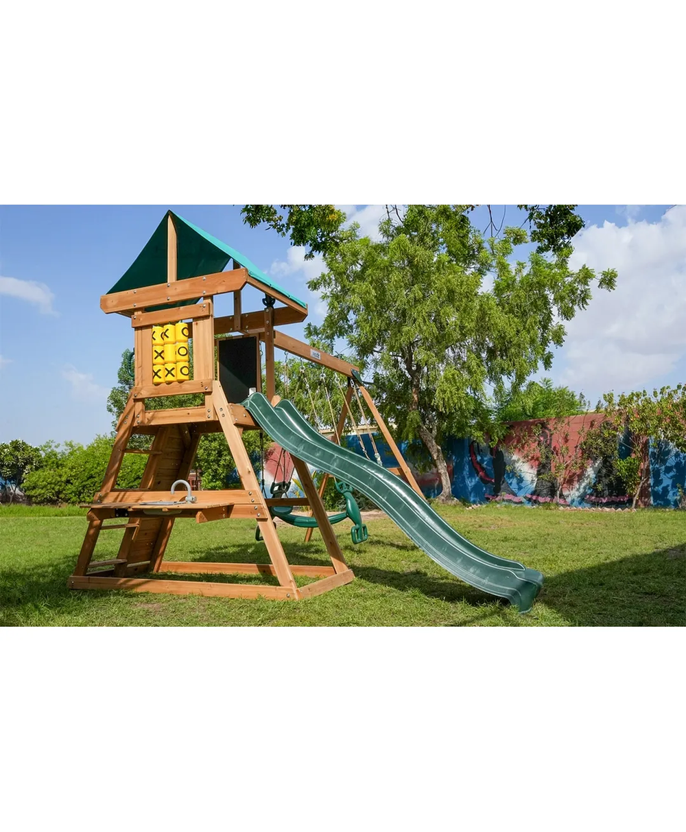 Dynamic Sports - Arabian Baboon Wooden Swing Set
