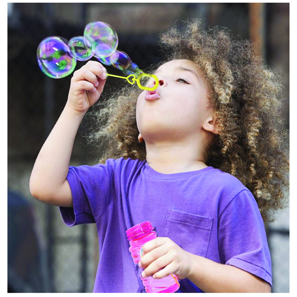 Sam Toys - Bubble Solution Liquid Pack Of 1 - For Bubble Machine Bubble - Assorted