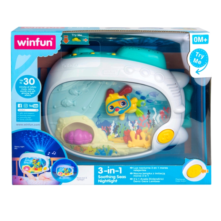 Winfun - 3-in-1 Soothing Seas Nightlight