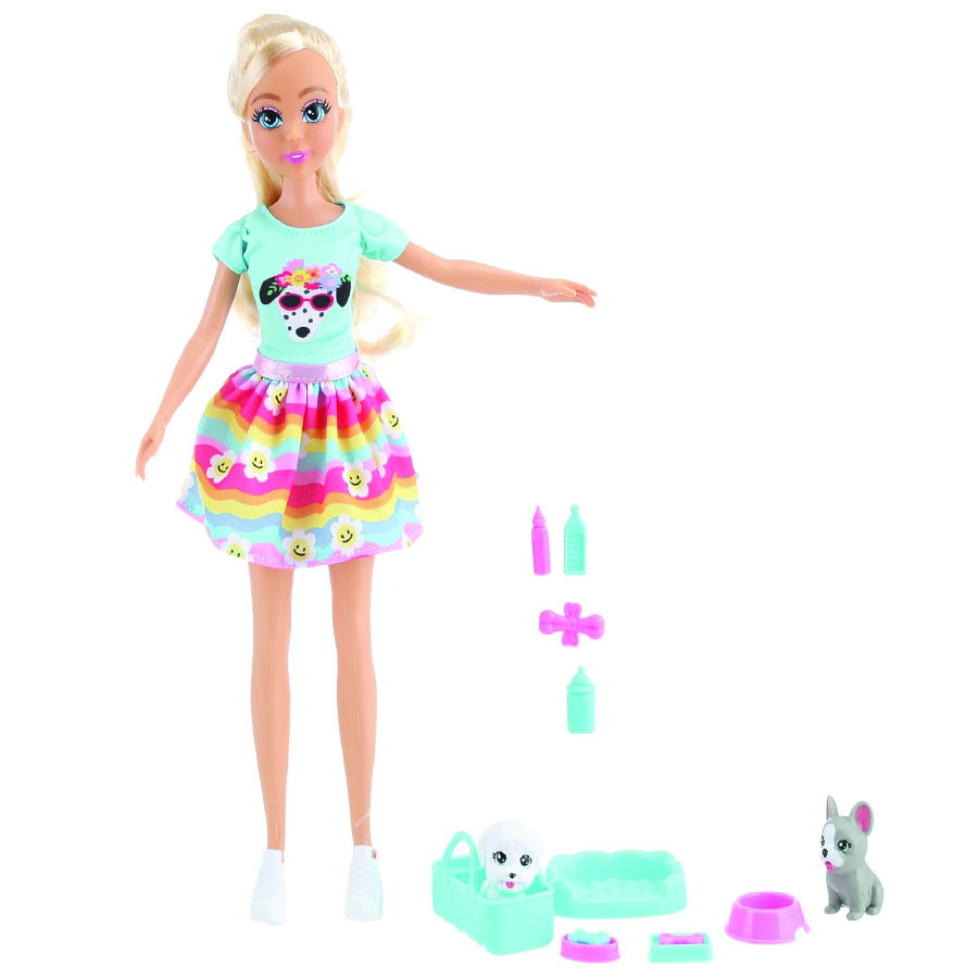 Funville - Dreameez Baby Girl Doll Doggy Day Care Set - 29 cm