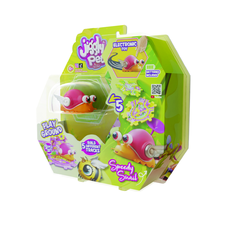 Eolo - Jiggly Interactive Pets Snail Bug - Multicolor