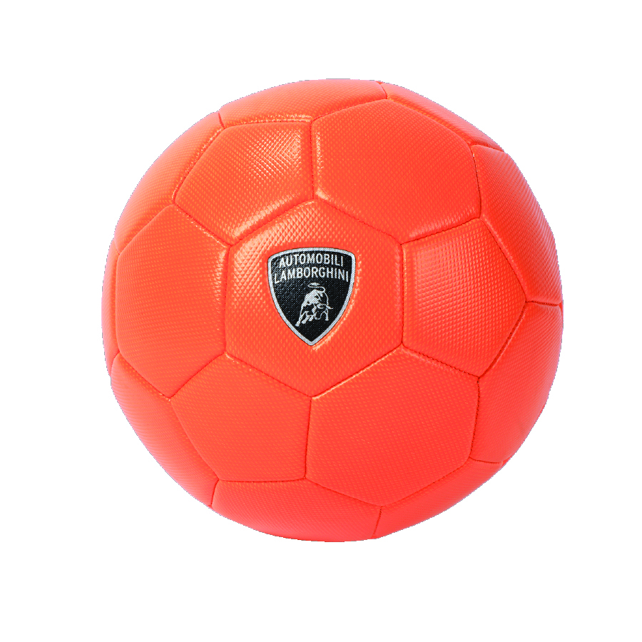 Lamborghini - Machine Sewing PVC Soccer Ball - Orange - Size 3