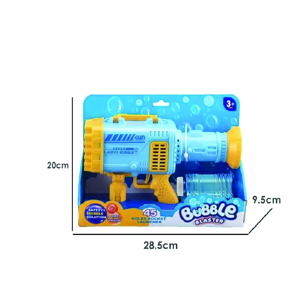 Sam Toys - Soap Bubble Gun Bazooka 45 Hole Machine