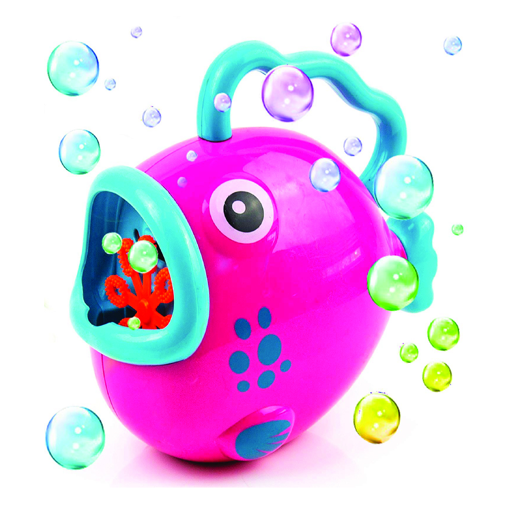 Sam Toys - Manual Fun Fish Bubble Machine Toy - Assorted