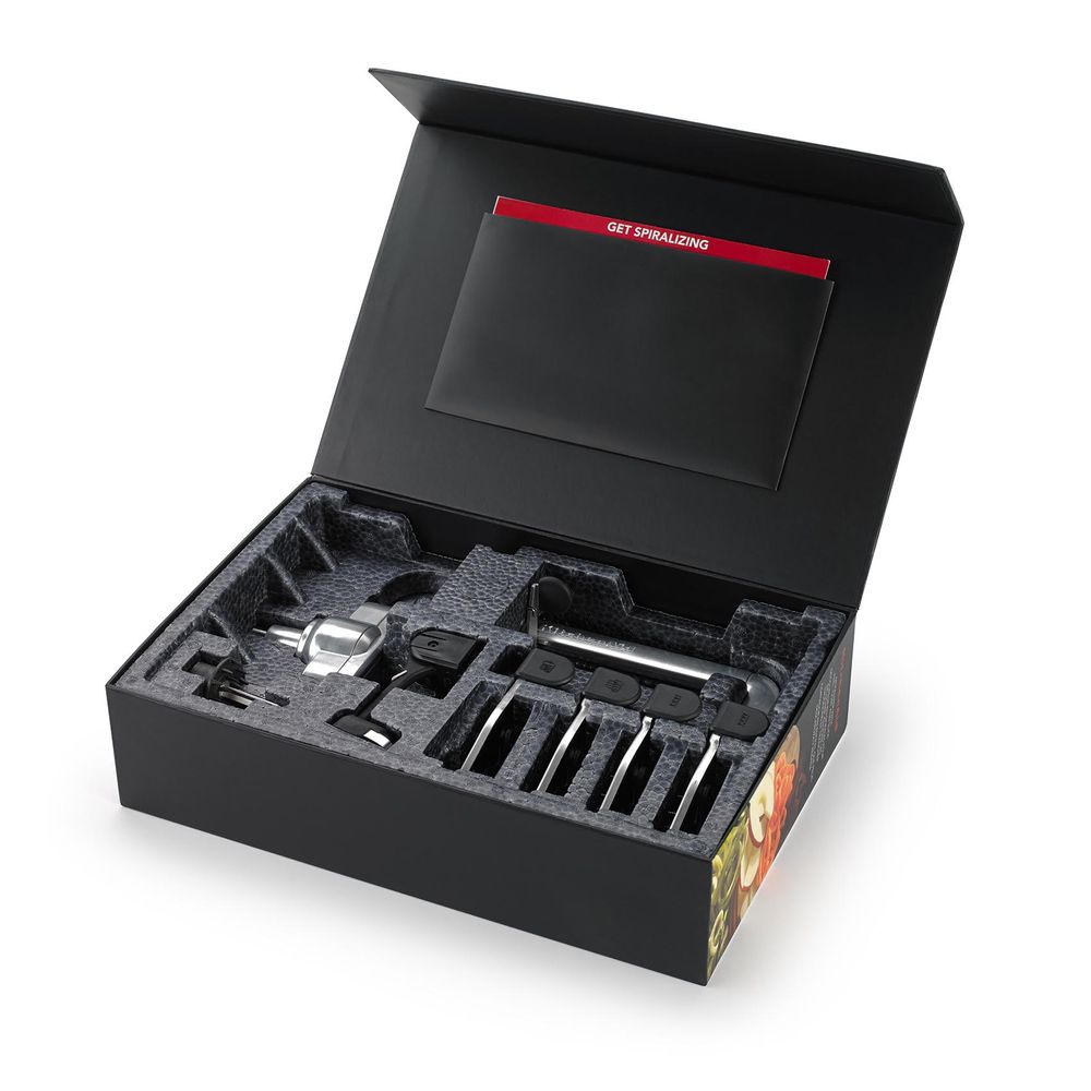 KitchenAid 5KSM1APC Spiralizer With Peel Core And Slice - Silver - 6 Pcs