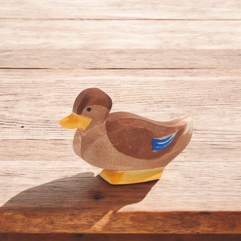 Ostheimer - Sitting Duck Wooden Toy - 4 cm